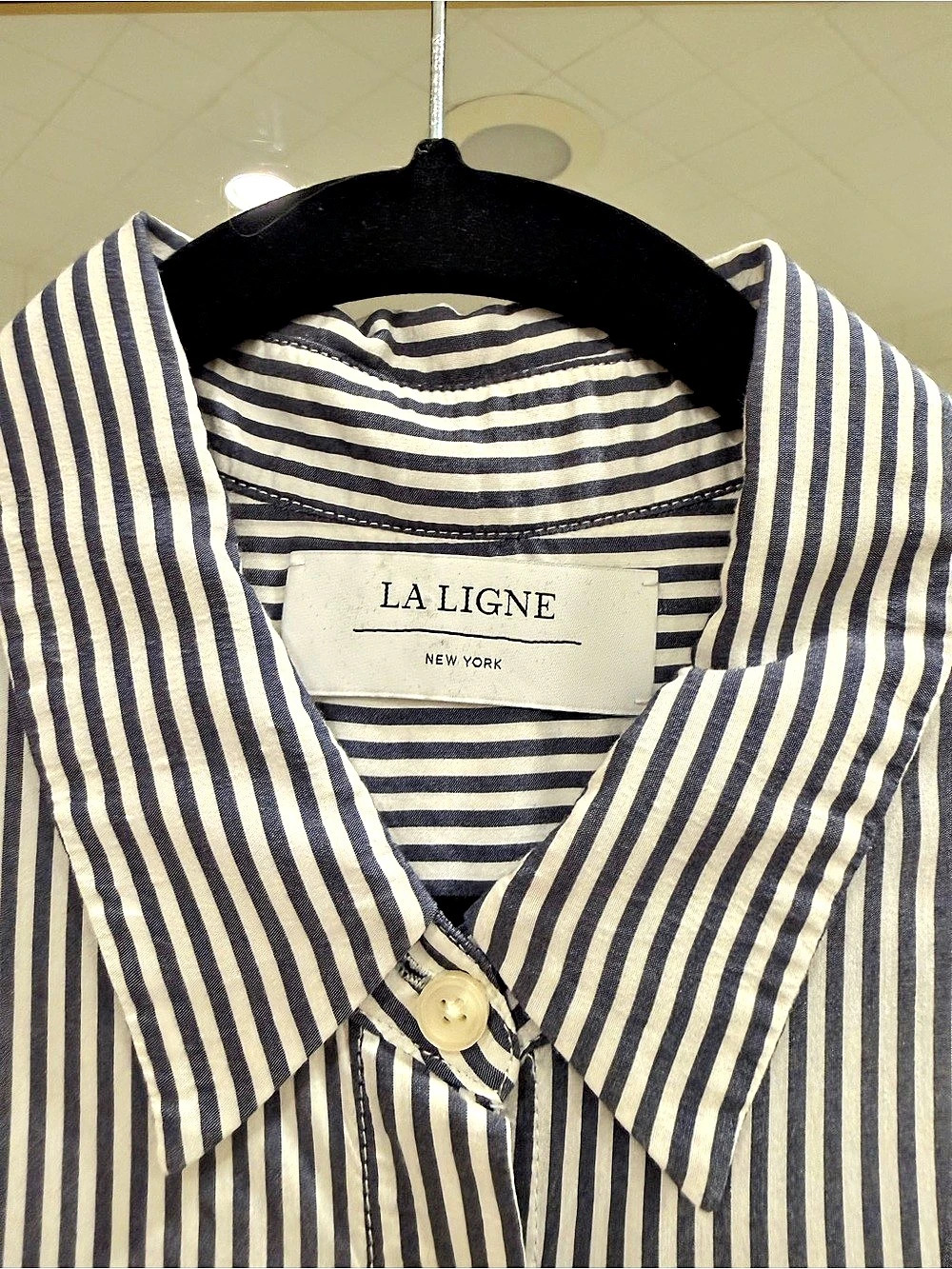 La Ligne Striped Button Down Dress - Picture 3 of 4